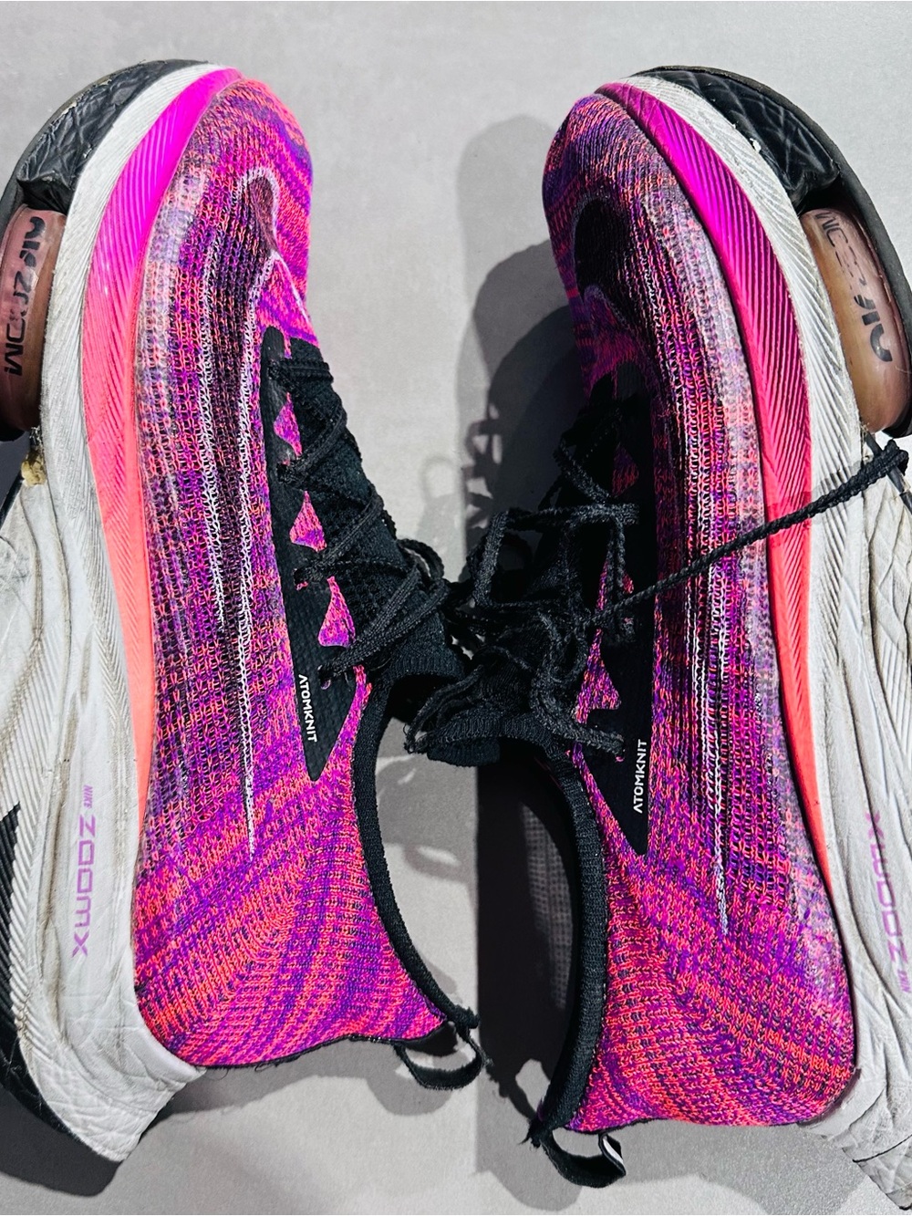 Nike Women's Pink & Purple Knit Running Shoes